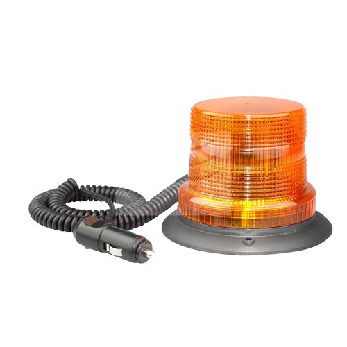LED 12w Amber Strobe Beacon Magnetic Mount 11-48v