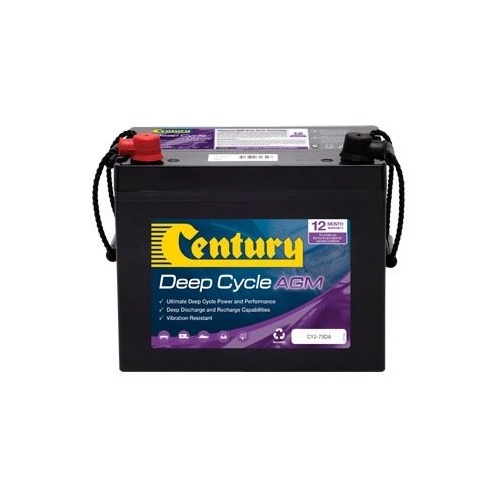 Century Deep Cycle AGM C12-75DA