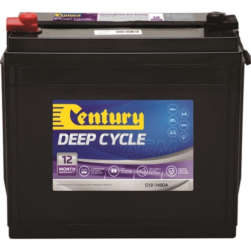 Century Deep Cycle AGM C12-140DA