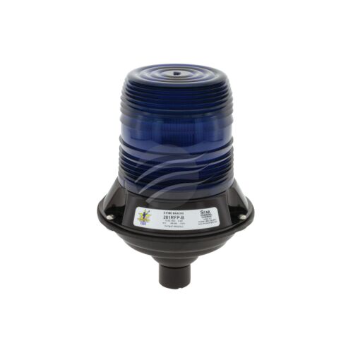 Star LED Blue Beacon 9-32  flexi mount 12 strobe 1 rotate