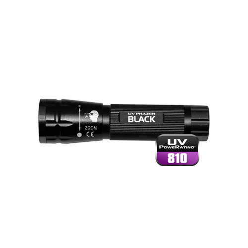 UView Phazer Black Uv Light Inc. Glasses And Batteries