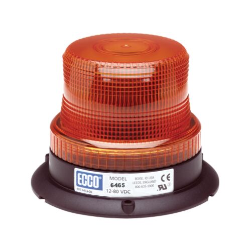 LED Beacon Amber 12 to 80V Permanent Mount