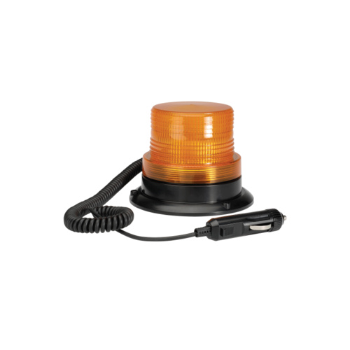 Halogen Beacon / Strobe Amber 12 to 80V Magnetic Mount