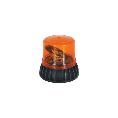 ECCO Amber LED rotating beacon 10-30v 3 bolt mnt polycarb len