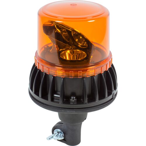 LED Beacon Amber 10-30V Flexi DIN Pole Mount Amber Lens 142mm x 148.5mm IP67