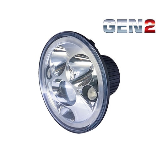 Great Whites 7-Inch LED Headlight 10-32V 