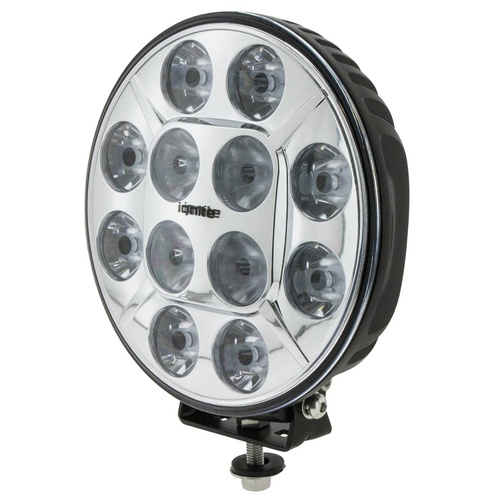 Ignite 7-Inch  LED Combined Spot and Flood Beam Light 9-36V Chrome Fascia 